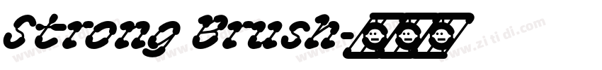 Strong Brush字体转换